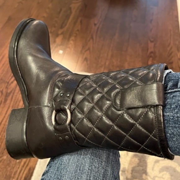 Black Leather Boots - Made in Italy by Cavallini - Picture 1 of 4